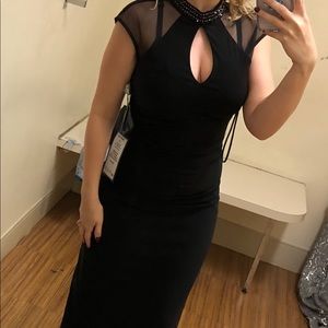 Long black dress